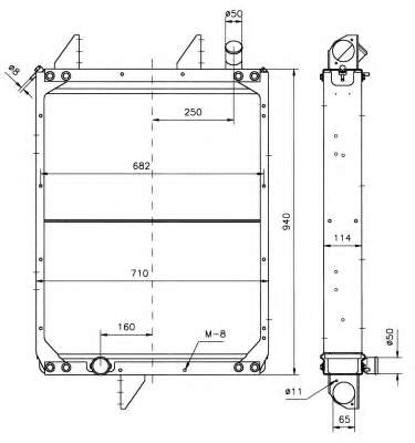 Радиатор, охлаждение двигателя