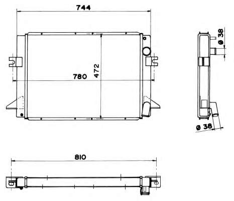 Радиатор, охлаждение двигателя