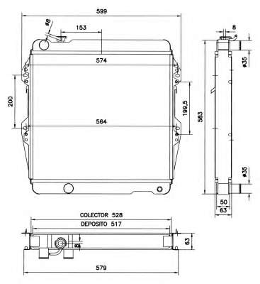 Радиатор, охлаждение двигателя
