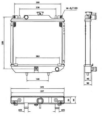 Радиатор, охлаждение двигателя