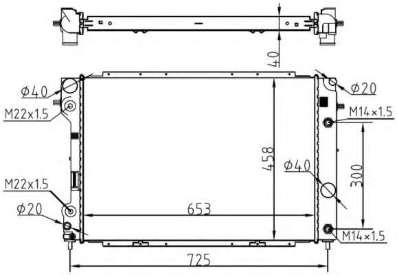 Радиатор, охлаждение двигателя
