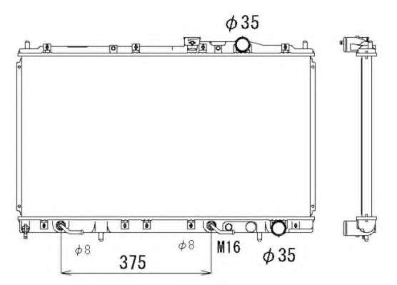 Радиатор, охлаждение двигателя