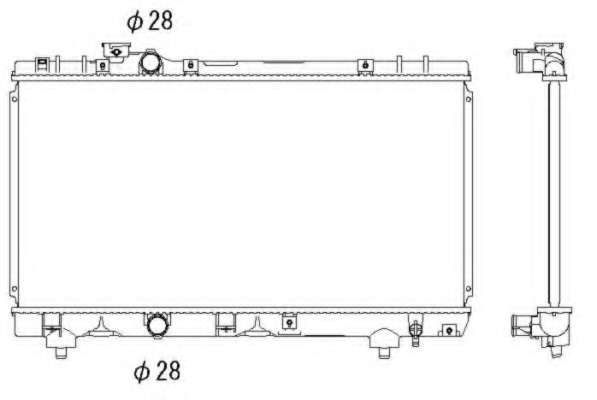 Радиатор, охлаждение двигателя
