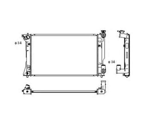 Радиатор, охлаждение двигателя