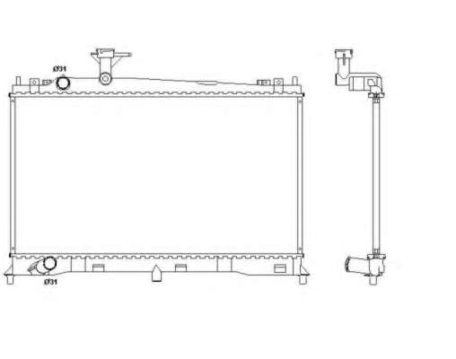 Радиатор, охлаждение двигателя