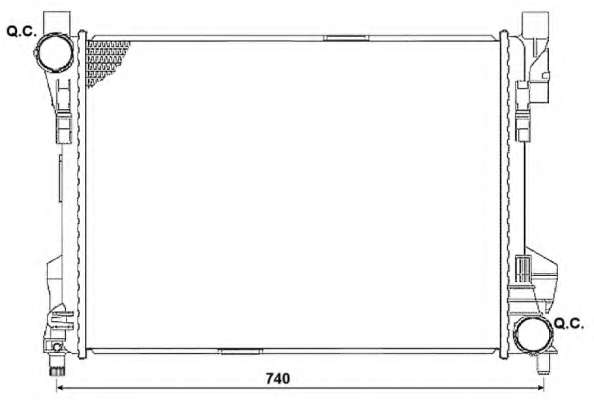 Радиатор, охлаждение двигателя
