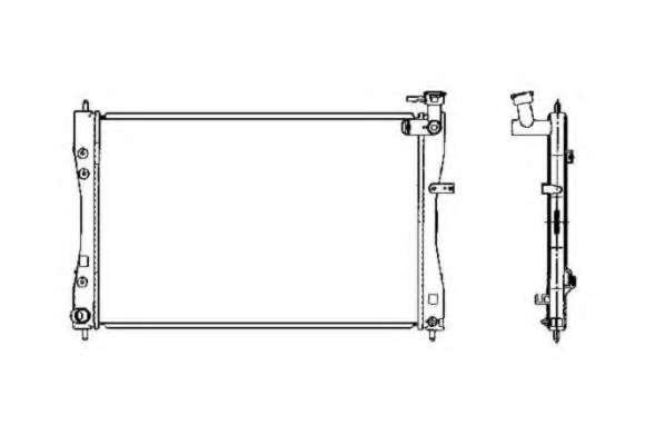 Радиатор, охлаждение двигателя