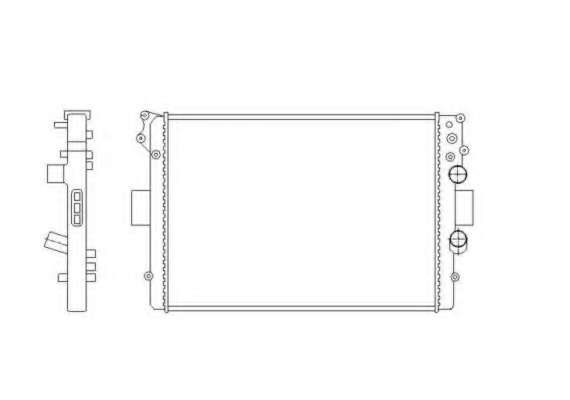 Радиатор, охлаждение двигателя