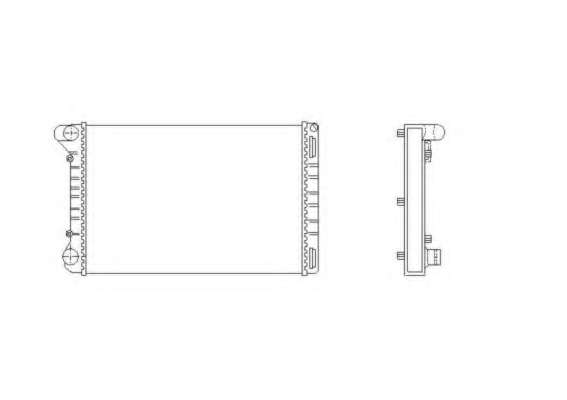Радиатор, охлаждение двигателя