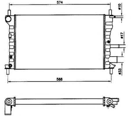 Радиатор, охлаждение двигателя