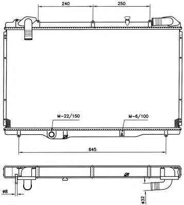 Радиатор, охлаждение двигателя