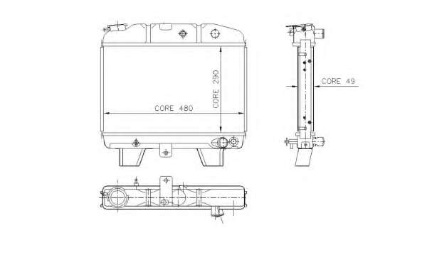 Радиатор, охлаждение двигателя