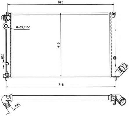 Радиатор, охлаждение двигателя