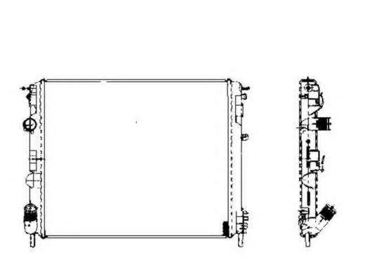 Радіатор охолодження Renault Kangoo 1.2-1.6/1.5dCi 01-