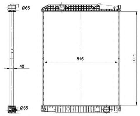 Радиатор, охлаждение двигателя