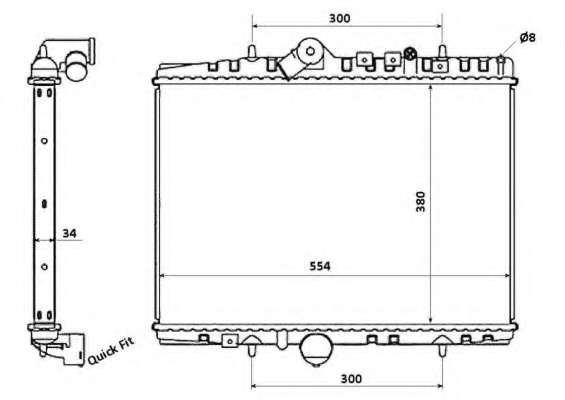 Радиатор, охлаждение двигателя