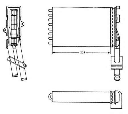 Теплообменник, отопление салона