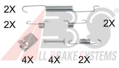 Комплектующие, тормозная колодка