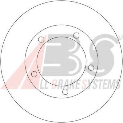 Гальмівний диск пер. Prado/Land Cruiser/Macho/LX/Land Cruiser 98-08