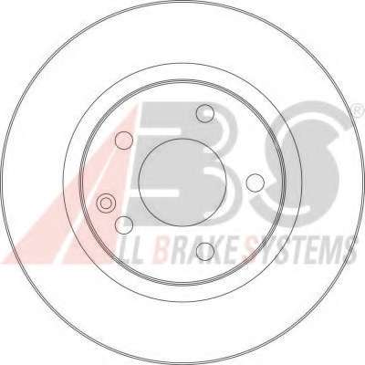 Гальмівний диск пер. W168 99-05