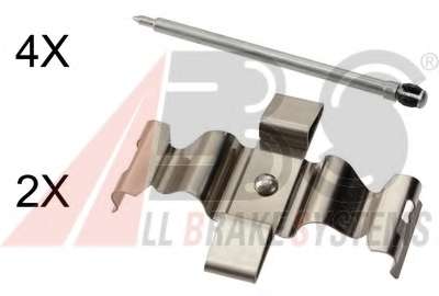 Комплектующие, колодки дискового тормоза