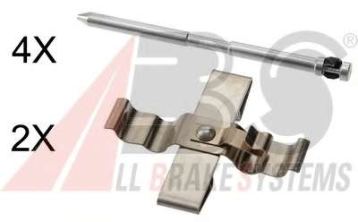 Комплектующие, колодки дискового тормоза