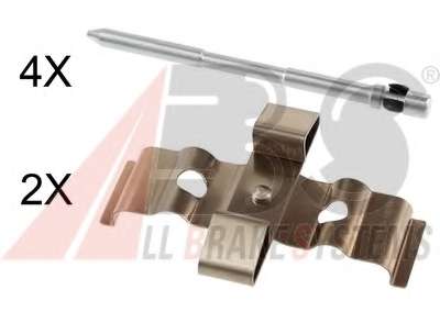 Комплектующие, колодки дискового тормоза