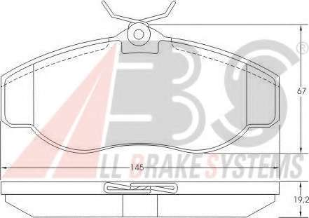 Гальмівні колодки пер. Discovery/Range Rover 94-04