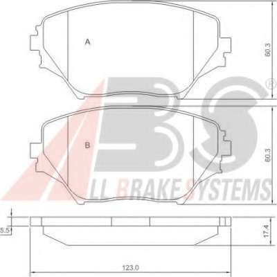 Гальмівні колодки пер. Toyota RAV4 94-05 (sumitomo)