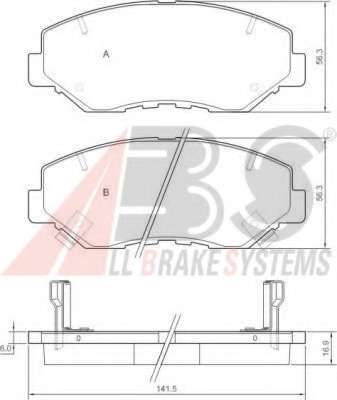 Гальмівні колодки пер. Civic/CR-V 05-