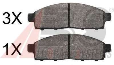 Гальмівні колодки пер. Mitsubishi L200 05-15 (tokico)