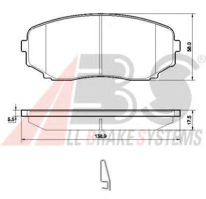 Гальмівні колодки пер. Mazda CX-7/CX-9 07- (sumitomo)
