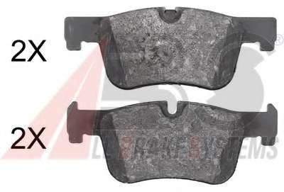 Комплект тормозных колодок, дисковый тормоз