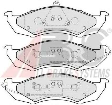 Комплект тормозных колодок, дисковый тормоз