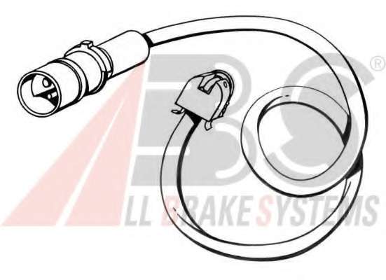 Сигнализатор, износ тормозных колодок
