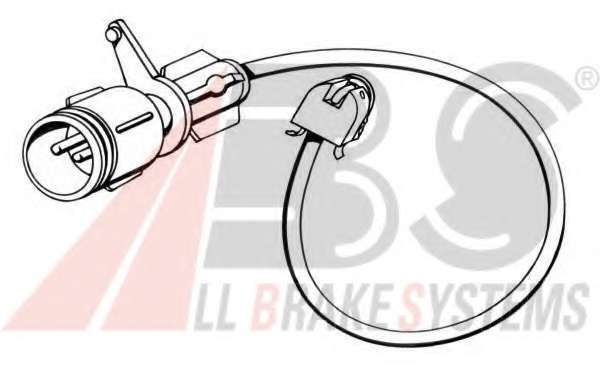 Сигнализатор, износ тормозных колодок