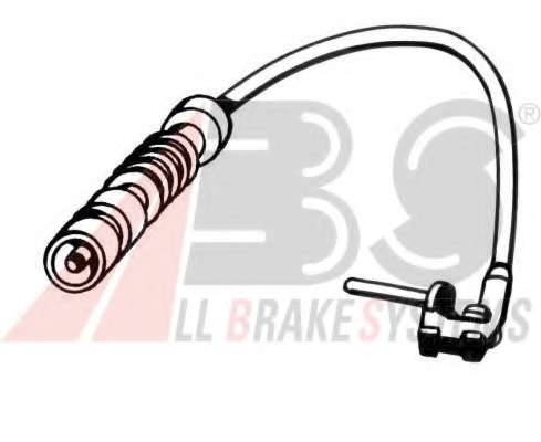 Сигнализатор, износ тормозных колодок