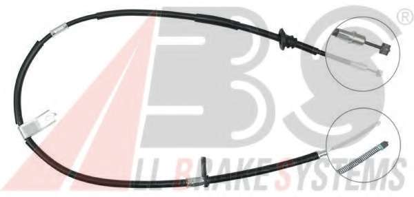 Трос, стояночная тормозная система