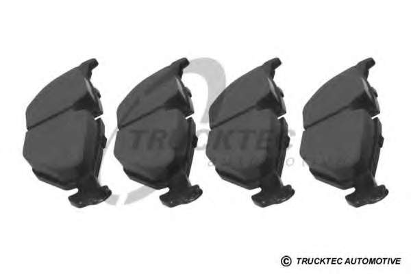 Комплект тормозных колодок, дисковый тормоз