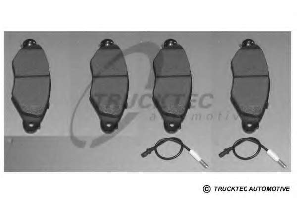 Комплект тормозных колодок, дисковый тормоз