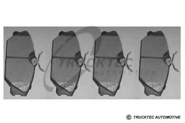 Комплект тормозных колодок, дисковый тормоз