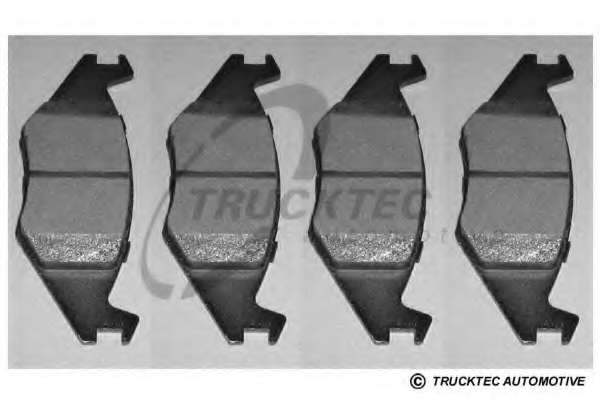 Комплект тормозных колодок, дисковый тормоз