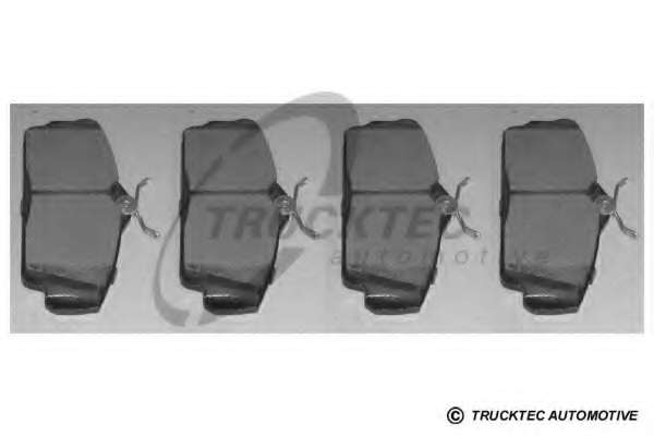 Комплект тормозных колодок, дисковый тормоз