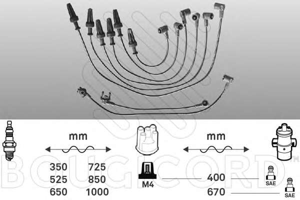 Комплект проводов зажигания