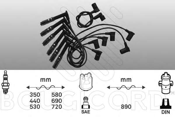 Комплект проводов зажигания