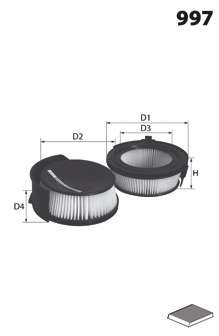 Фильтр, воздух во внутренном пространстве