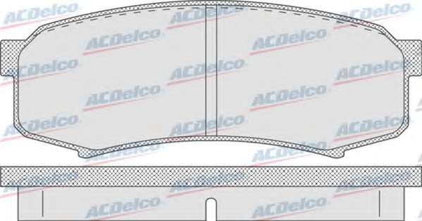 Комплект тормозных колодок, дисковый тормоз