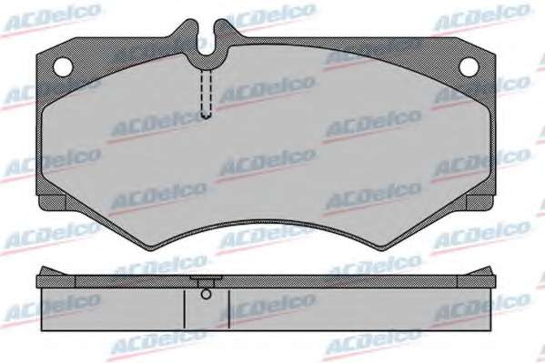 Комплект тормозных колодок, дисковый тормоз