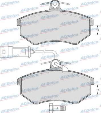 Комплект тормозных колодок, дисковый тормоз
