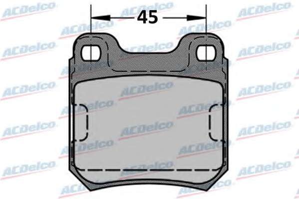 Комплект тормозных колодок, дисковый тормоз